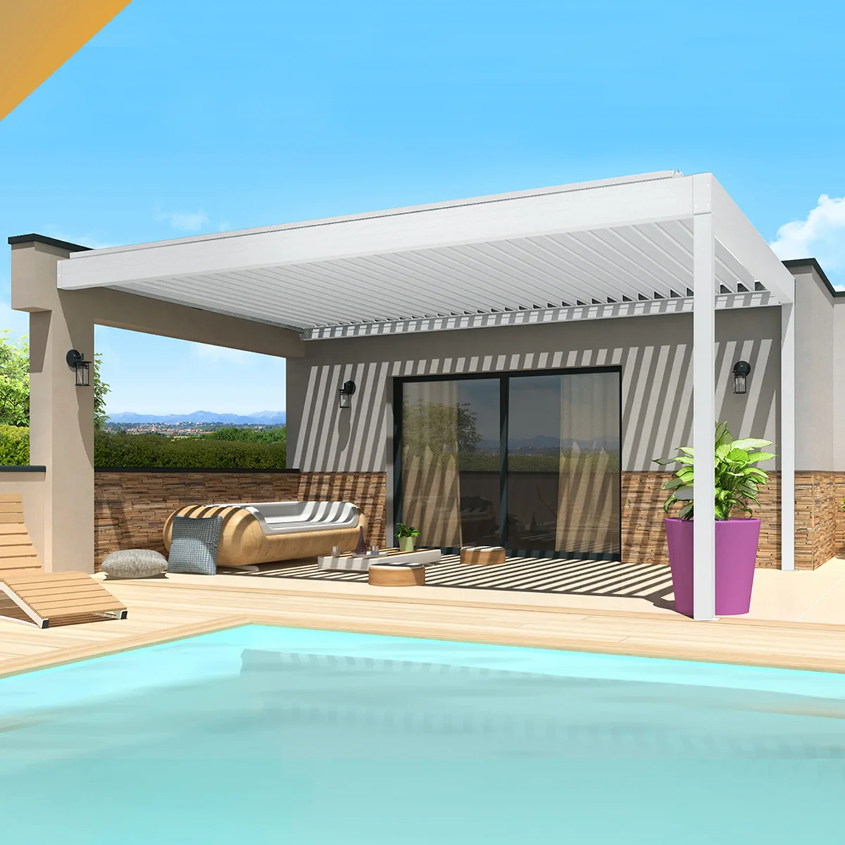 Pérgola bioclimática tramontana 4