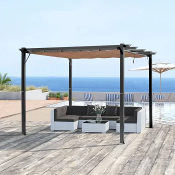 Pérgola de aluminio 3 x 4 m