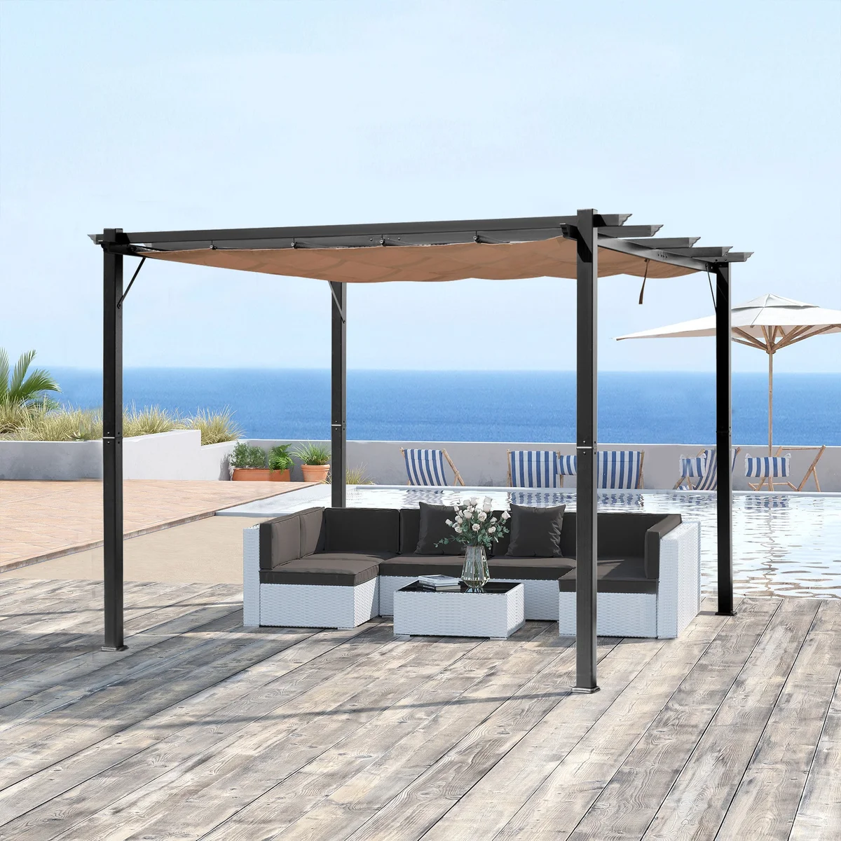 Pérgola de aluminio 3 x 4 m